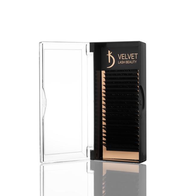 Velvet Lash Beauty Eyelash Extensions 0.10 M Mix (20 rows, lengths 6–15 mm)